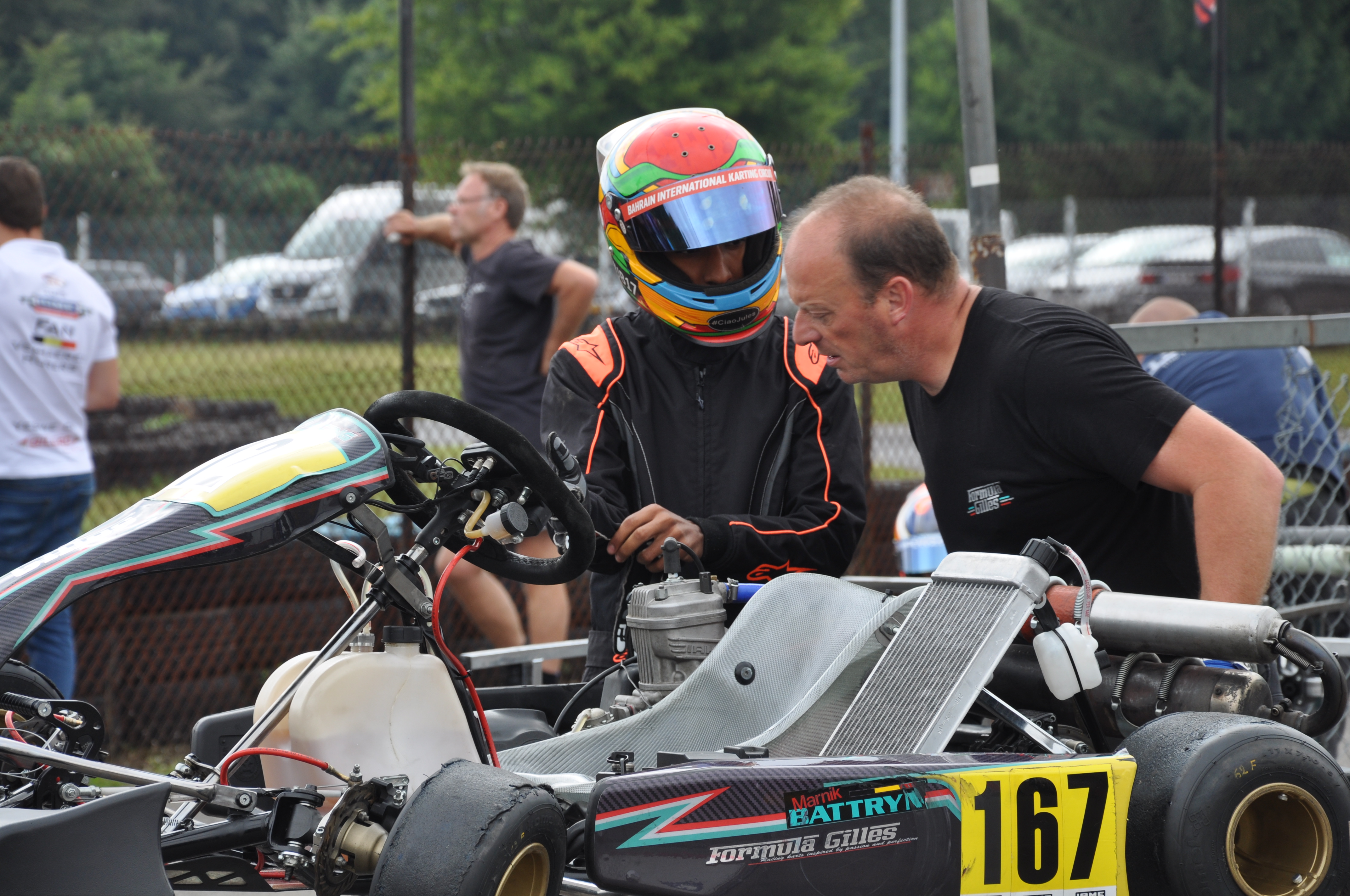 Karting, wet weather