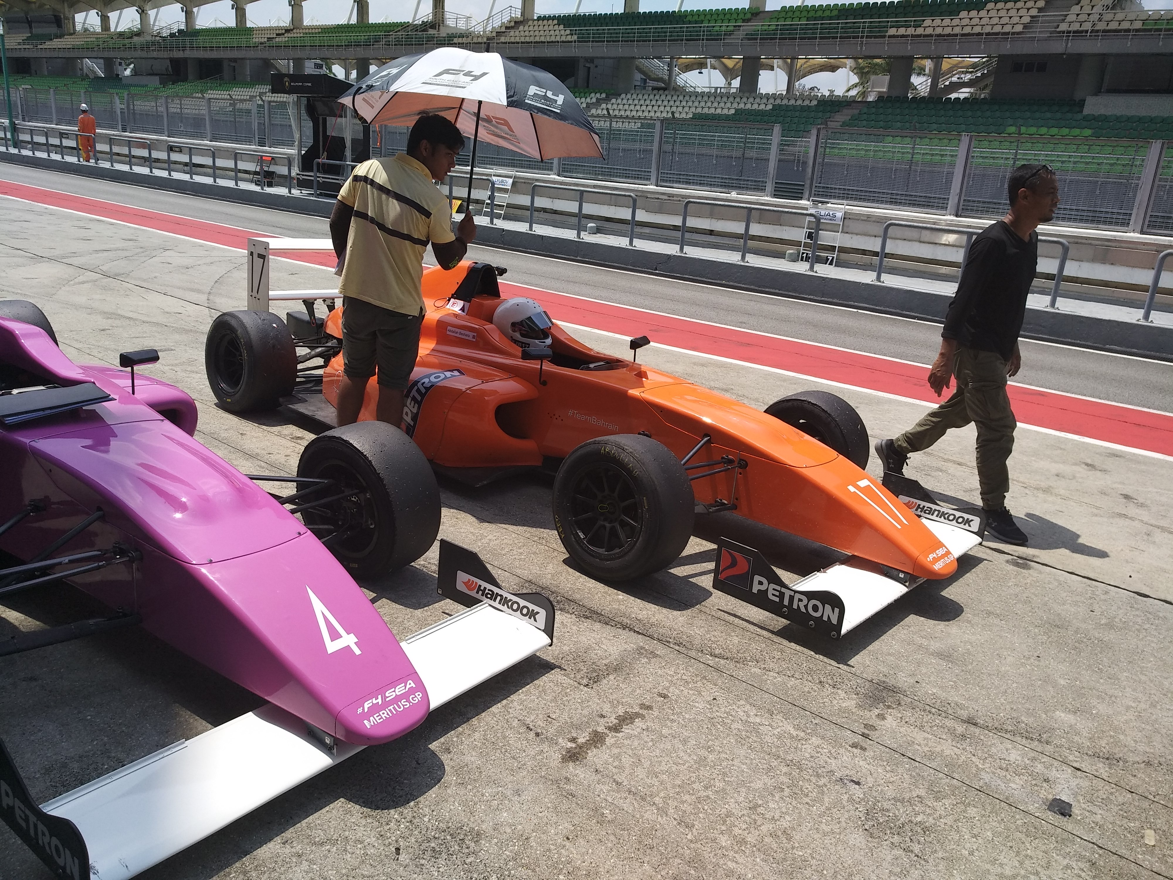 Sepang pit lane, 2019