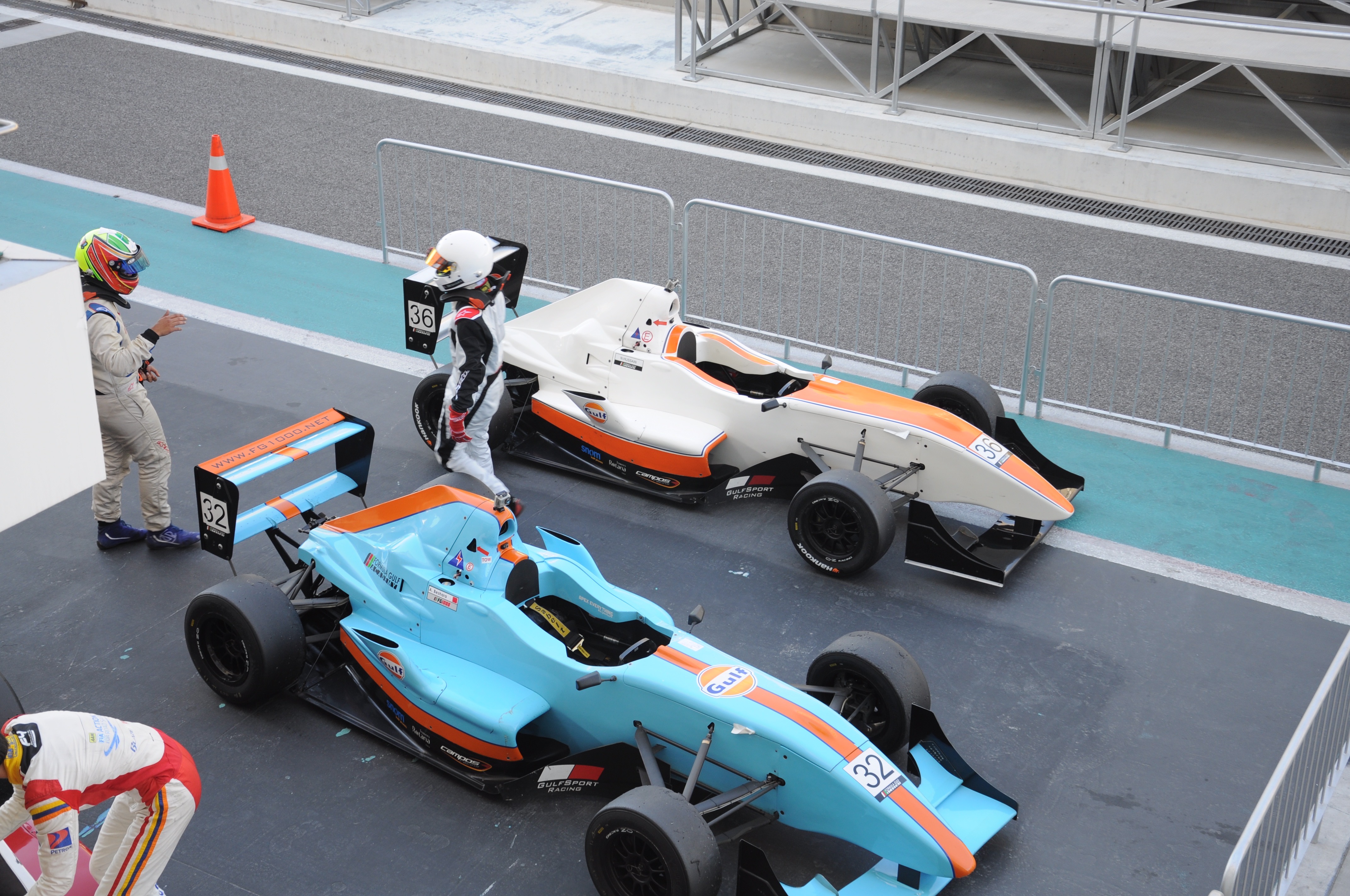 Gulf-liveried cars, 2016 season