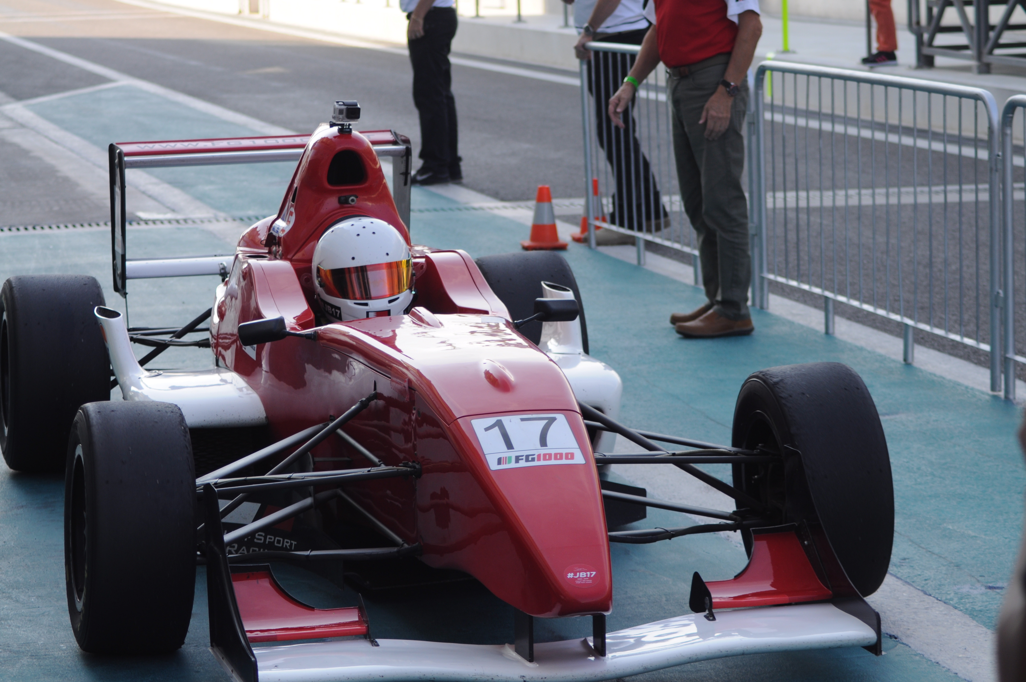 Yas Marina pit lane, 2016